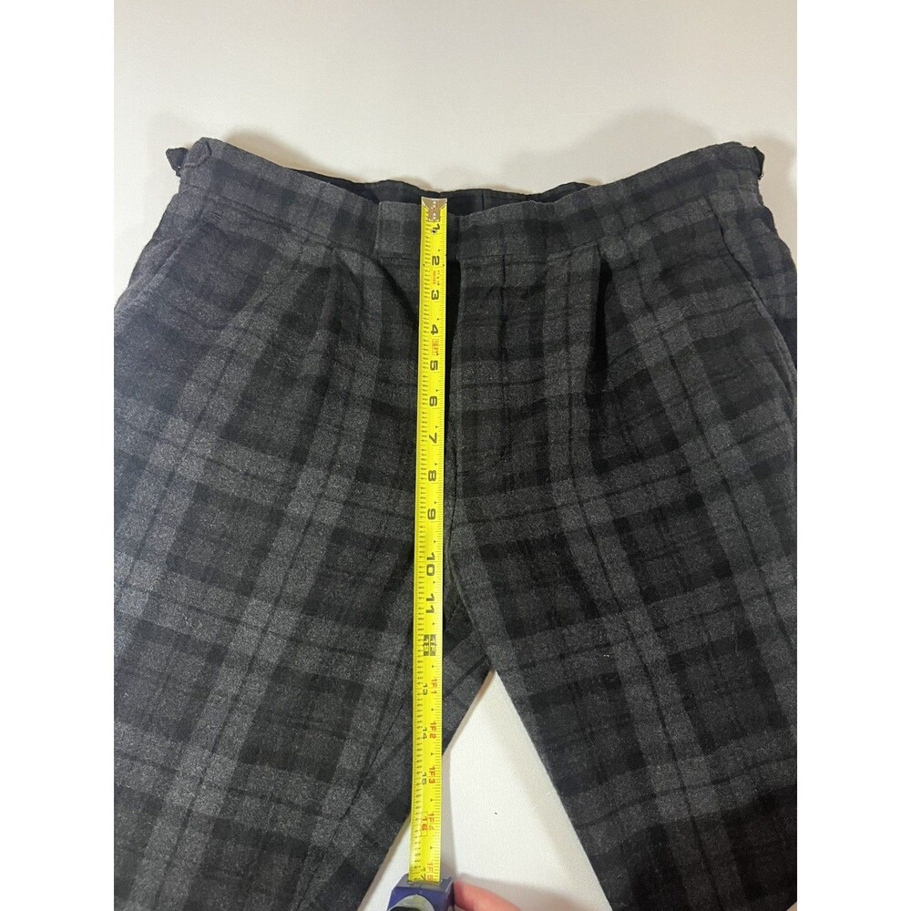 Brooks Brothers Milano Fit Wool Plaid Dress Pants – Men’s 35x29 – Gray/Black - Picture 12 of 13